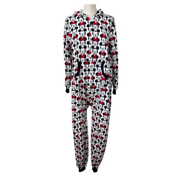 Disney Adult MXYX Minnie Onesie Pajamas size M - Picture 1 of 14